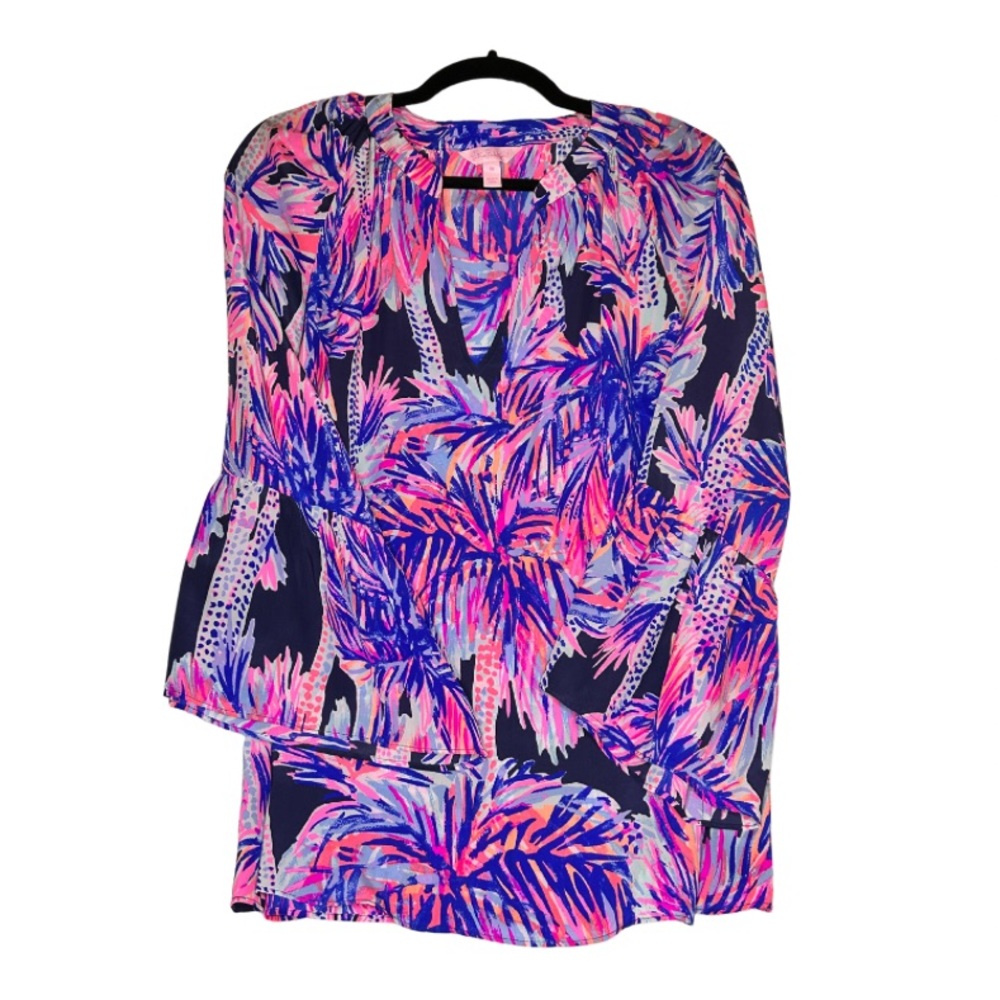 Lilly Pulitzer Bell Sleeve Dressy Top
